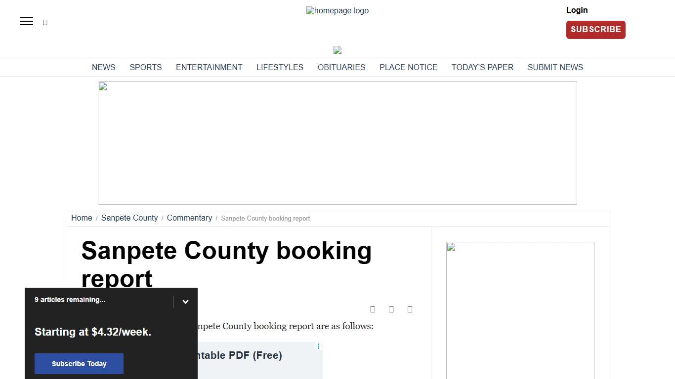 Sanpete County booking report News, Sports, Jobs - Daily Herald